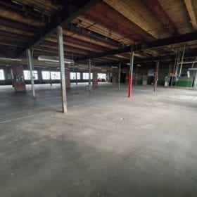 Large empty warehouse interior