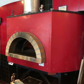 Red Pizza Oven
