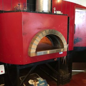 Red Pizza Oven